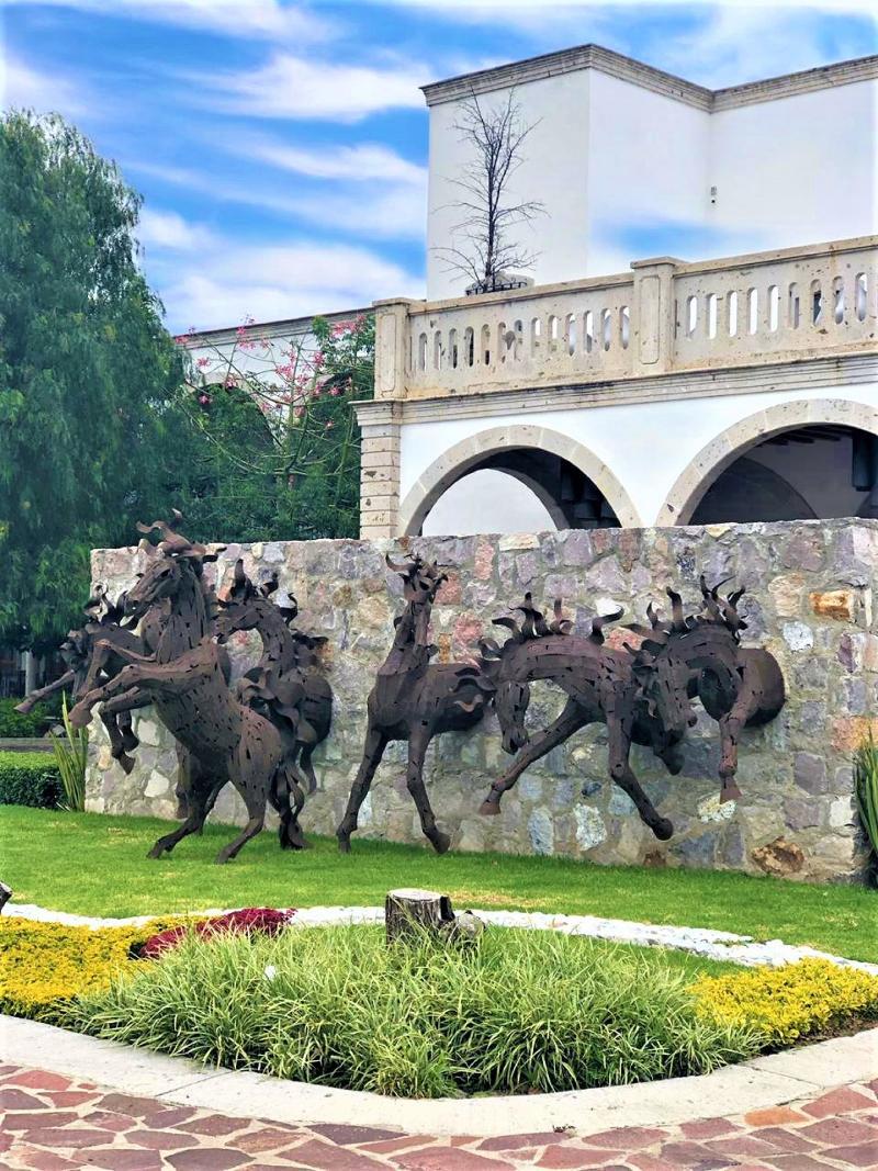 Hotel Hacienda Santa Fe Guanajuato Dış mekan fotoğraf